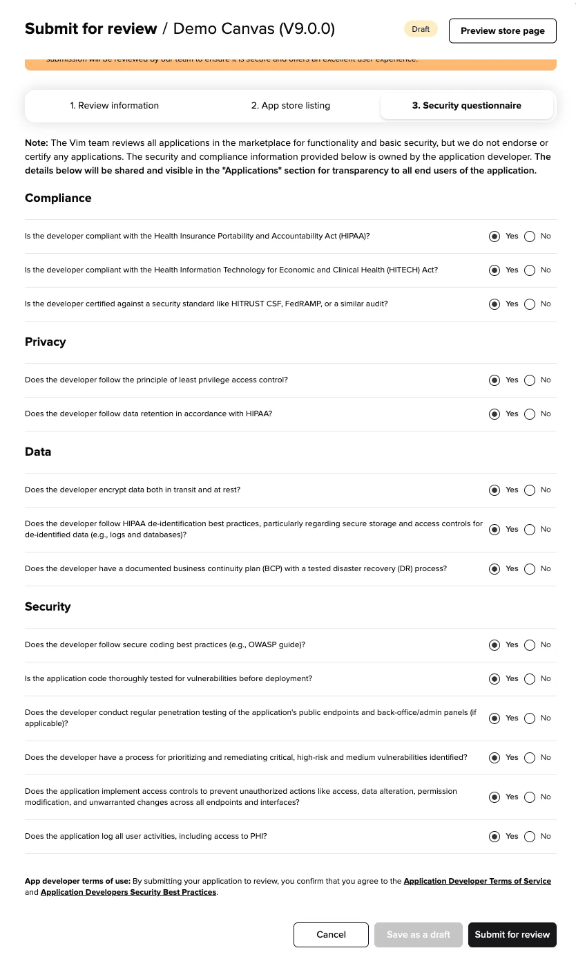 security form